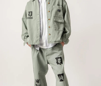 Kaotiko Pockets Too Many Rules Soft Army Jacket