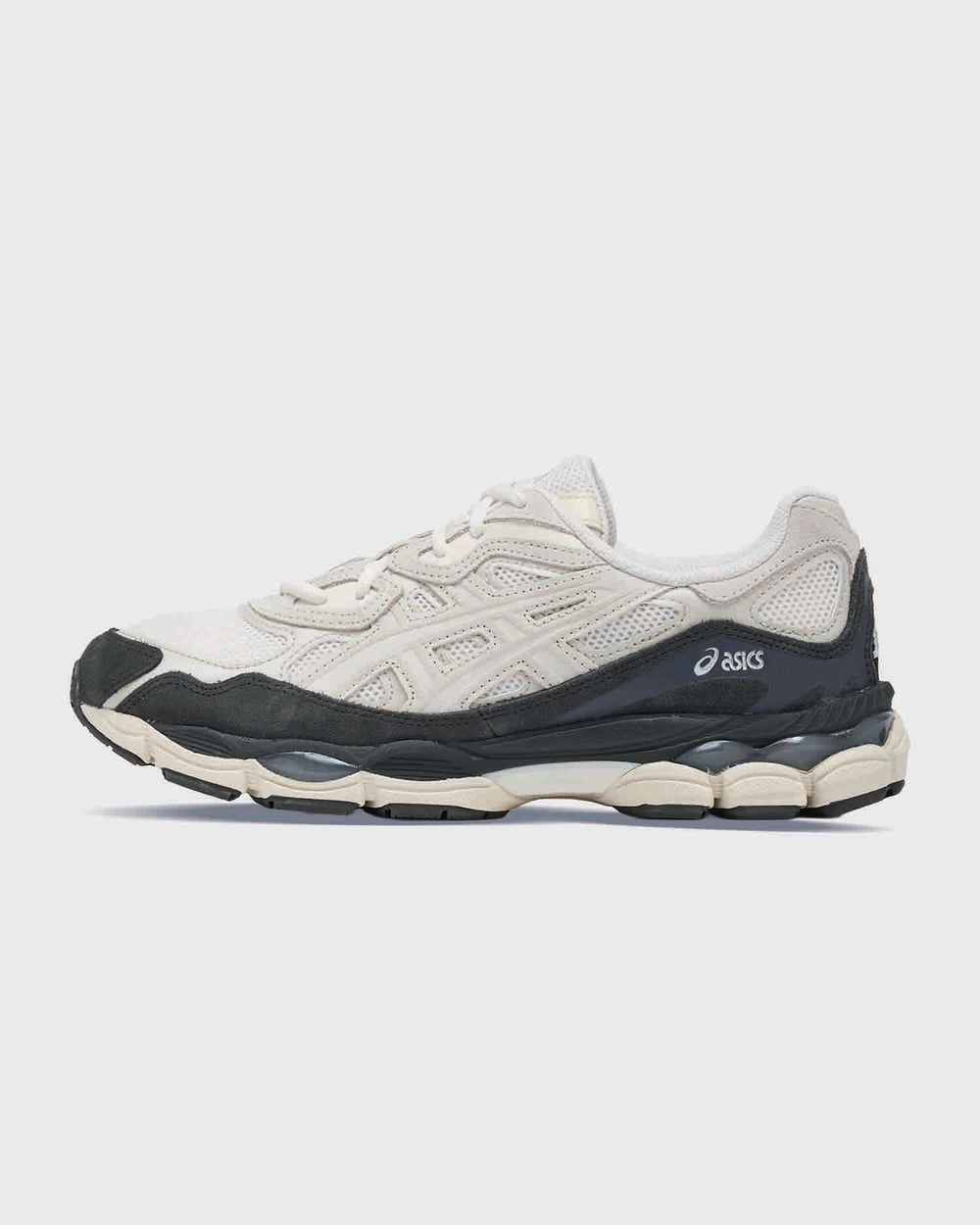 sics Gel NYC Sneaker Beige / Grijs links