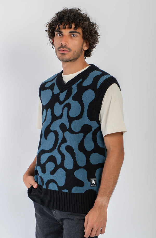 Kaotiko Bad Romance Jacquard Spencer Zwart