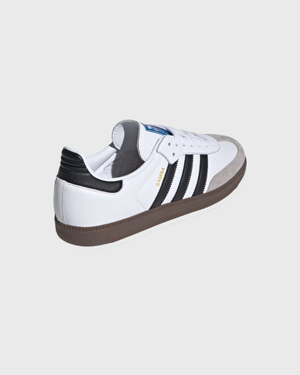 Adidas Originals Samba Unisex Sneaker Wit / Zwart Achteraanzicht