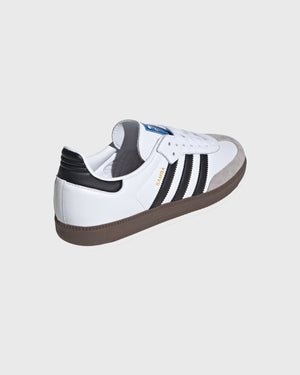 Adidas Originals Samba Unisex Sneaker Wit / Zwart Achteraanzicht