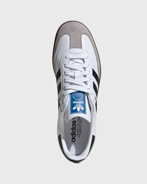 Adidas Originals Samba Unisex Sneaker Wit / Zwart Bovenkant/ bovenaanzicht