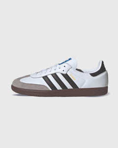 Adidas Originals Samba Unisex Sneaker Wit / Zwart Neusaanzicht links