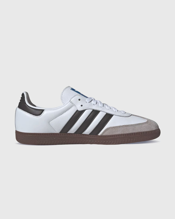 Adidas Originals Samba Unisex Sneaker Wit / Zwart Neusaanzicht rechts