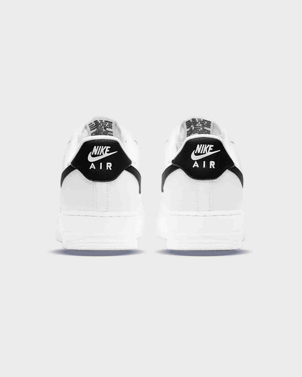 Air Force 1 Wit/Zwart achteraanzicht