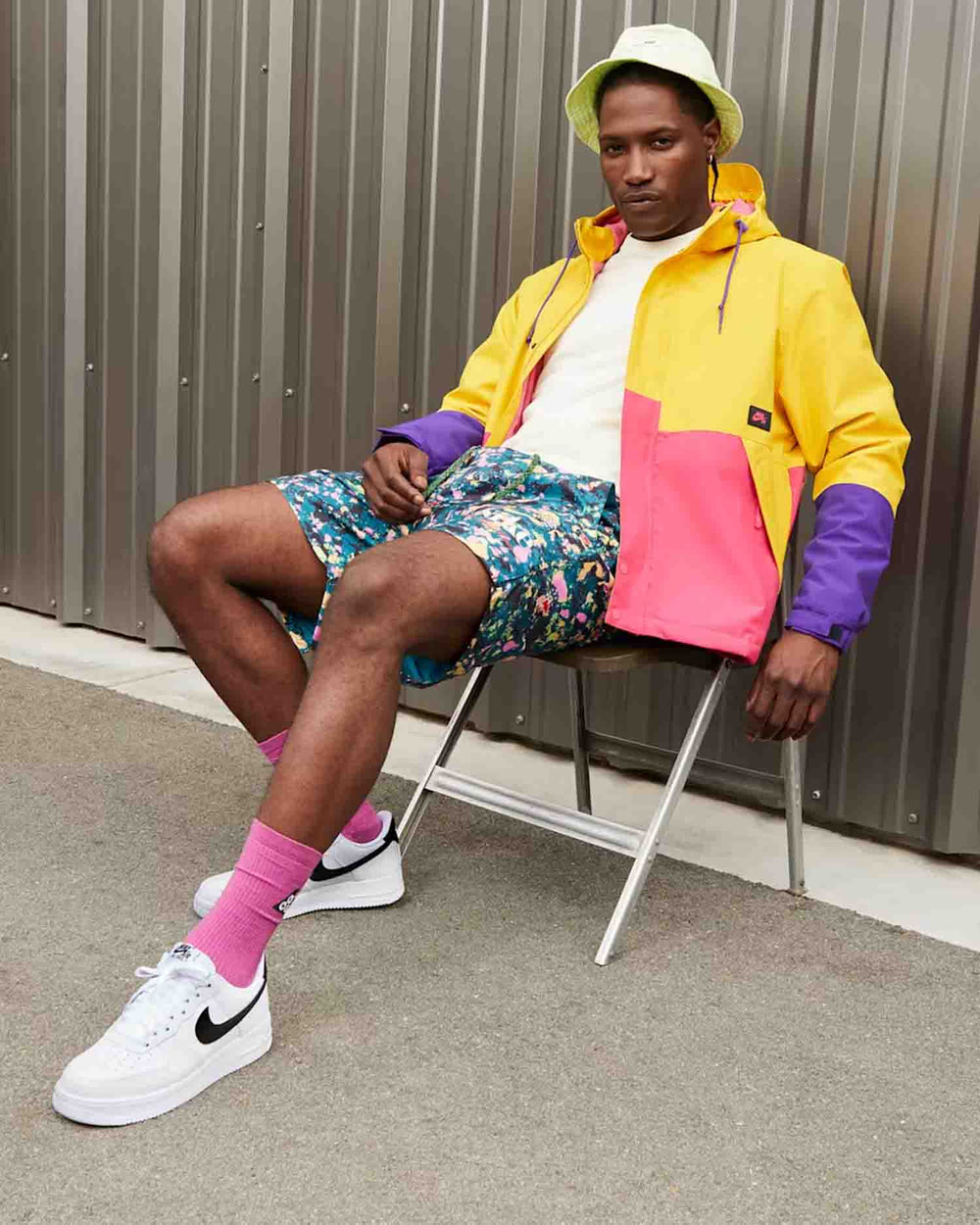 Air Force 1 Sneaker Wit/Zwart links