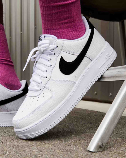 Air Force 1 Wit/Zwart ZIJAANZICHT