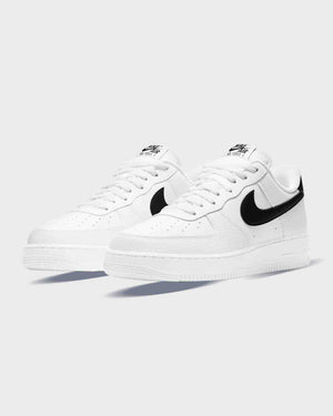 Air Force 1 Wit/Zwart zijaanzicht