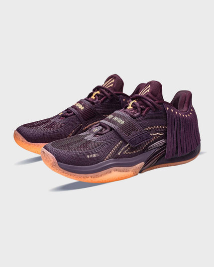 Anta KAI 1 Chief Hela Crown Jewel Basketbalschoen Paars zijaanzicht cu