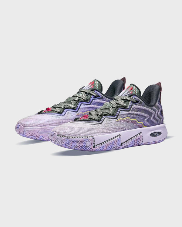 Anta KAI 2 Mentality Basketbalschoen Paars zijaanzicht