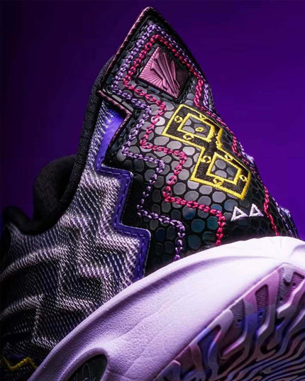 Anta KAI 2 Mentality Basketbalschoen Paars achteraanzicht