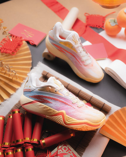 Anta KAI 3 Chinese New Year sfeerbeeld chinees nieuwjaar vuurwerk rood oranje