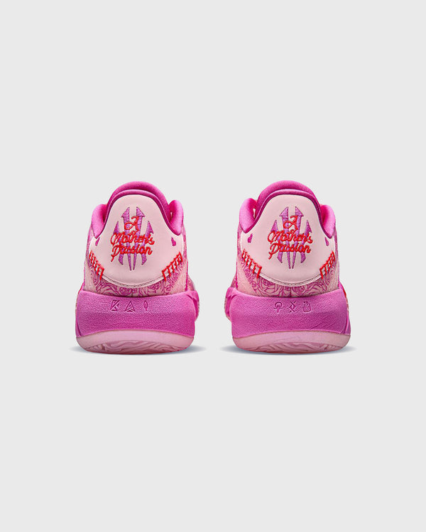 Anta KAI 3 Mother's Love Kyrie Irving Basketball Shoe Pink back view