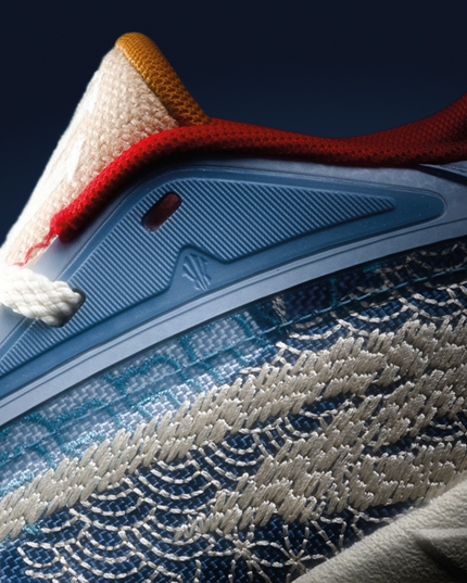 Anta KAI 3 Politics Patchwork detail veterlus instap 