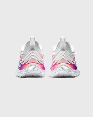 Anta Shock Wave 8 Basketbalschoen Wit Roze achteraanzicht