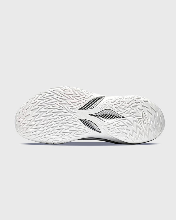 Anta Shock Wave 8 Basketbalschoen Wit Roze zoolanzicht