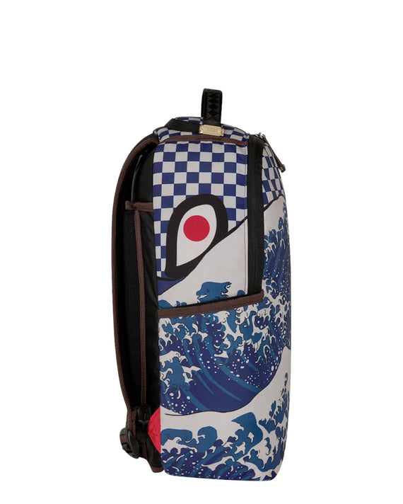 Sprayground Ichimatsu-Moyo Camokawa DLX-Cotton Rugzak Blauw