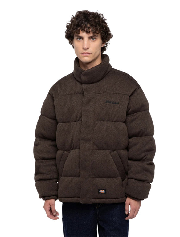 BAKER PUFFER JACKET BLACK op model 