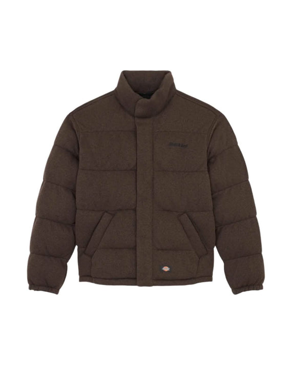 BAKER PUFFER JACKET BLACK van de voorkant