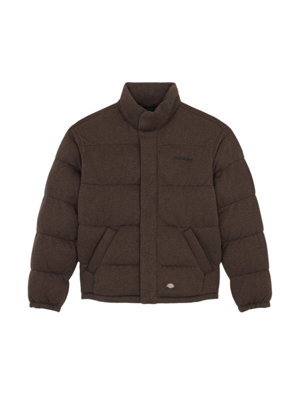 BAKER PUFFER JACKET BLACK van de voorkant