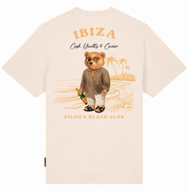 Baron Filou CXVIII Ibiza Backprint T-shirt Beige