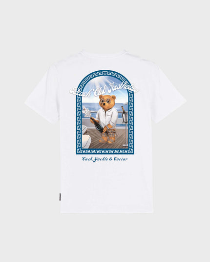 Baron Filou CXIV Greek Framed Backprint T-shirt Wit