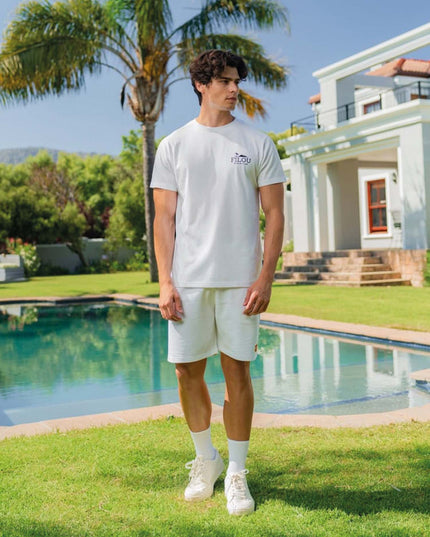 Baron Filou CXIV Greek Framed Backprint T-shirt Wit