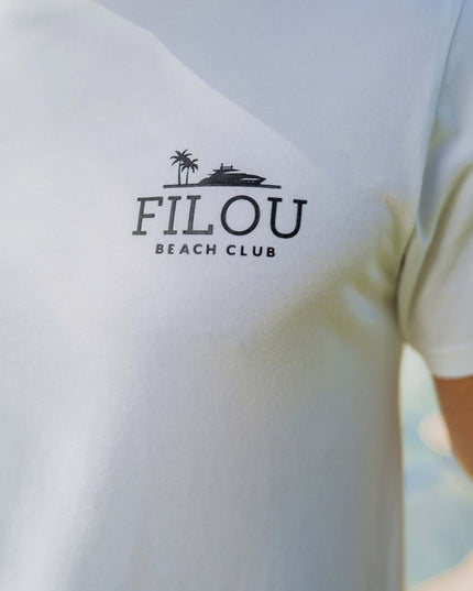 Baron Filou CXIV Greek Framed Backprint T-shirt Wit