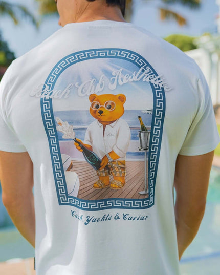 Baron Filou CXIV Greek Framed Backprint T-shirt Wit