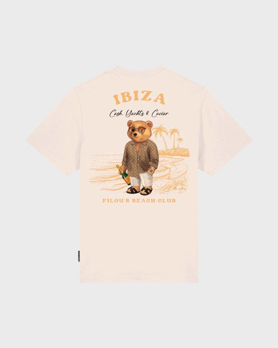 Baron Filou CXVIII Ibiza Backprint T-shirt Beige
