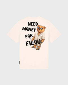 Baron Filou Oversized Backprint T-Shirt Need Money