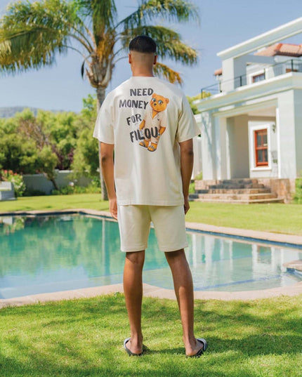 Baron Filou Oversized Backprint T-Shirt Need Money