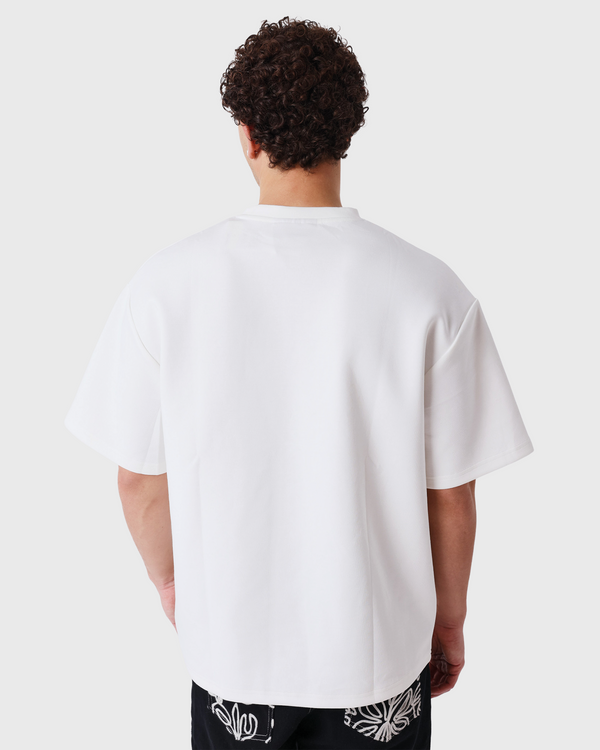 Bandana T-Shirt Wit achteraanzicht rug model
