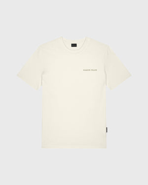 Baron Filou Backprint CXL T-Shirt Crème voorkant met opdruk baron filou letters