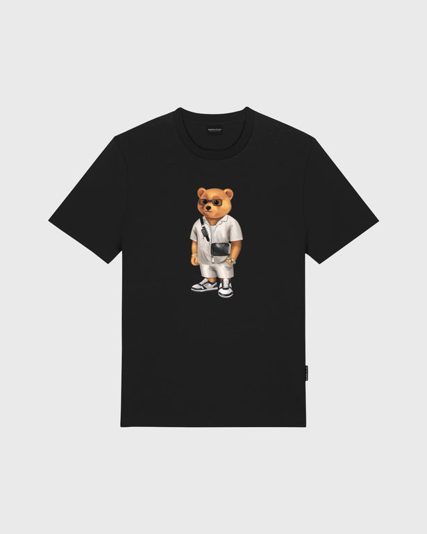 Baron Filou CLXIX T-Shirt Zwart opdruk beertje zwart