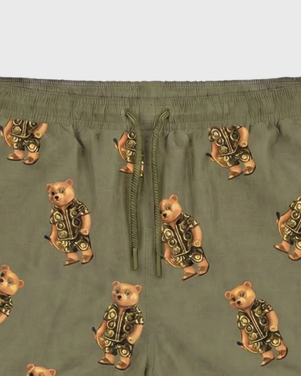 Baron Filou CLXVI All Over Zwembroek close up aansluiting touwtjes