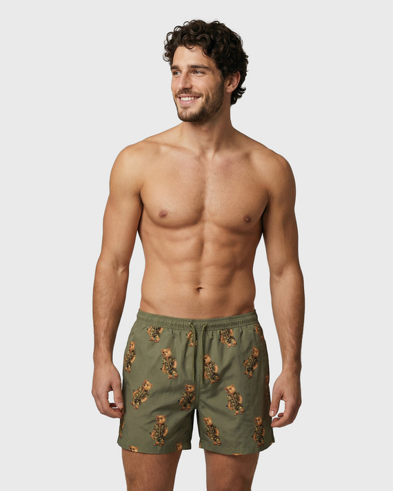 Baron Filou CLXVI All Over Zwembroek met model vooraanzicht