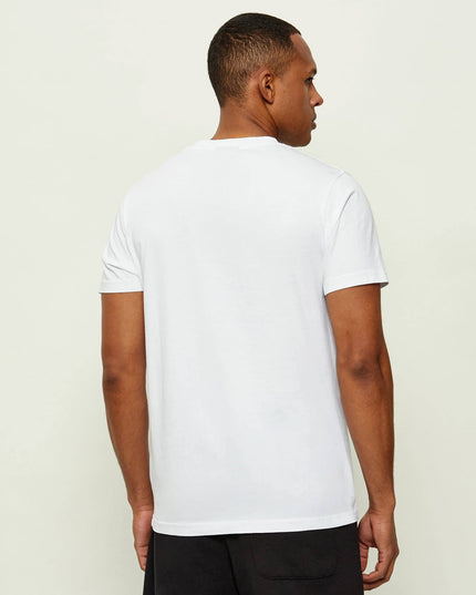 Baron Filou CLXXI T-Shirt Wit achterkant shirt met model