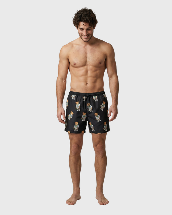 Baron Filou CXL All Over Zwembroek Zwart met model
