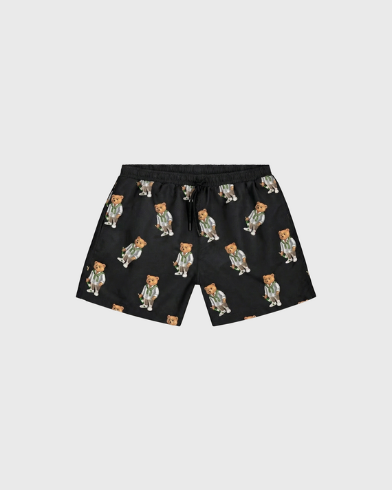 Baron Filou CXL All Over Zwembroek Zwart vooraanzicht