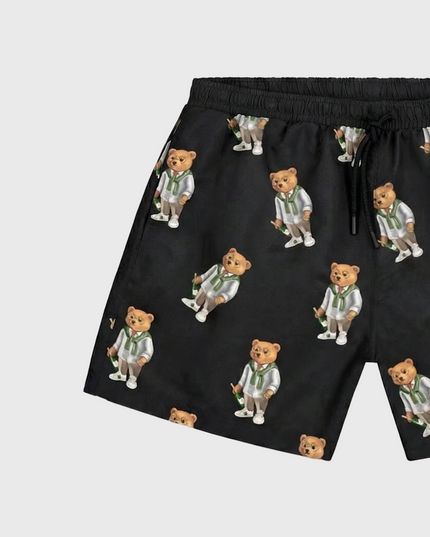 Baron Filou CXL All Over Zwembroek Zwart close up zijaanzicht