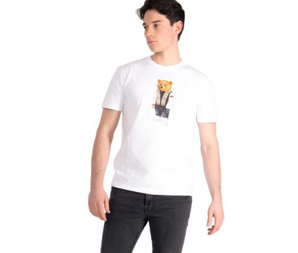 Baron-Filou-Organic-T-Shirt-Filou-LXVIII-White-Male-Model-Front