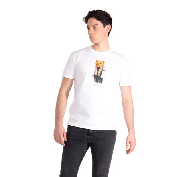 Baron-Filou-Organic-T-Shirt-Filou-LXVIII-White-Male-Model-Front