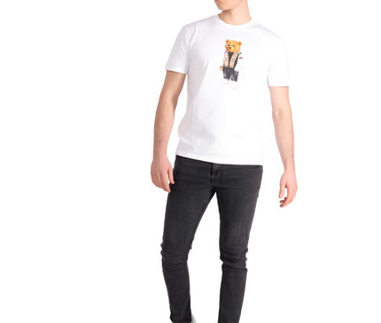 Baron-Filou-Organic-T-Shirt-Filou-LXVIII-White-Male-Model-Front-Full-Body