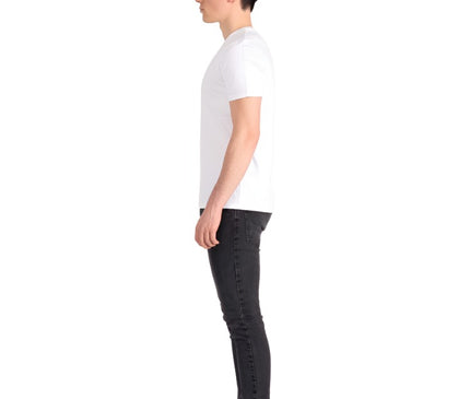 Baron-Filou-Organic-T-Shirt-Filou-LXVIII-White-Male-Model-Left-Side