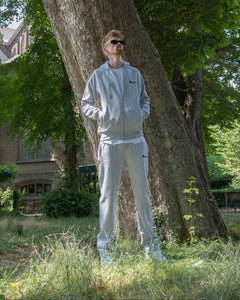 Burned Joggingpak grijs overall zip-hoodie vest joggingbroek
