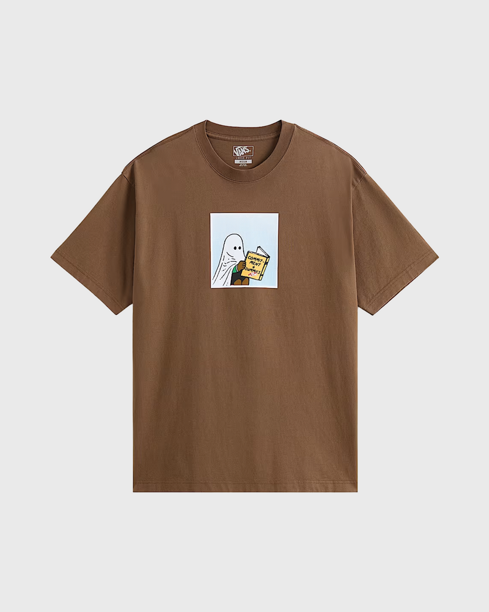 Commitment 4 Dummies Loose Tee Bruin Vooraanzicht 