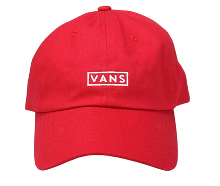 Vans-Curved_6-Panel_Cap_Rood-Front
