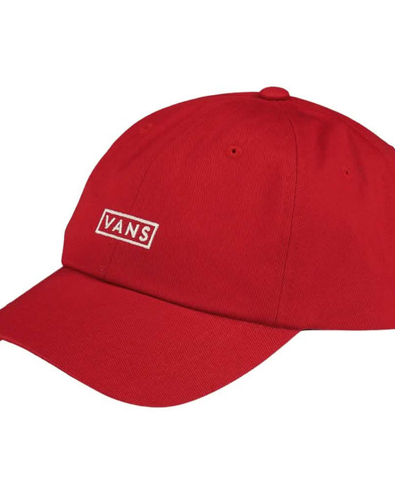 Vans-Curved_6-Panel_Cap_Rood_side