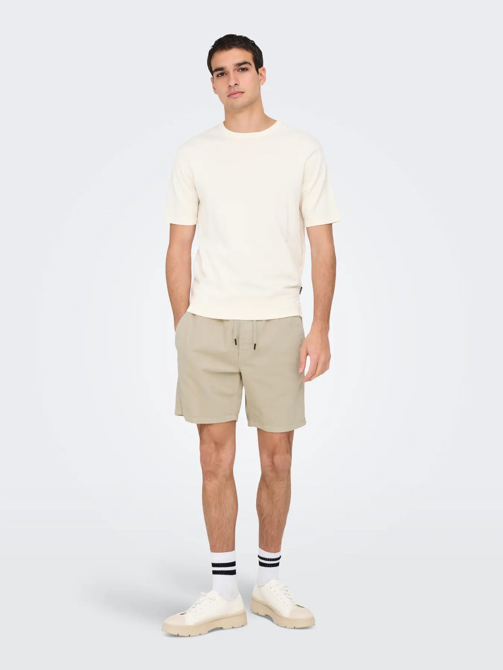 Only & Sons Tel Corduroy Short Beige